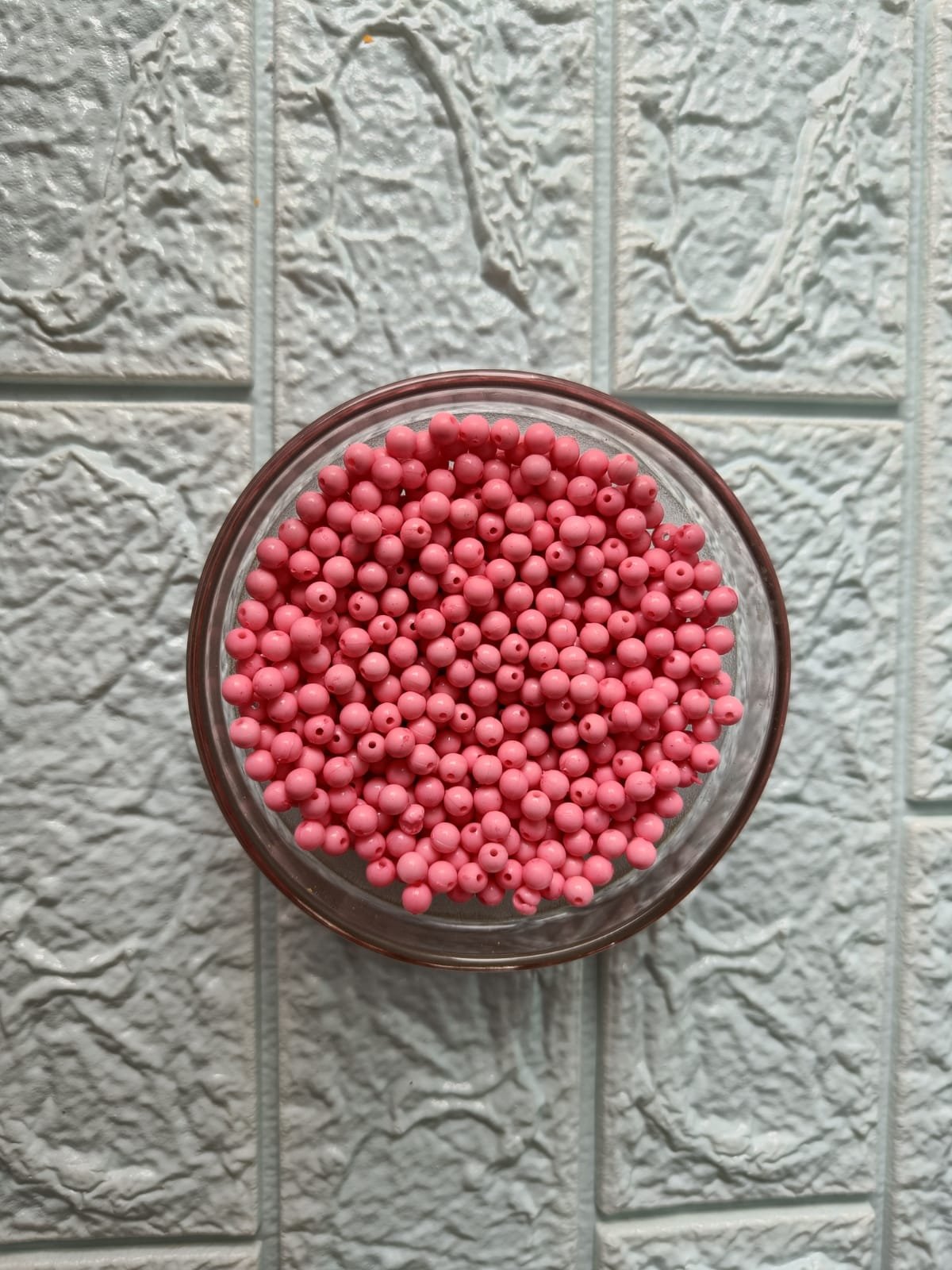 Moti /Pearls /Beads – Peach (100gm) – 6mm