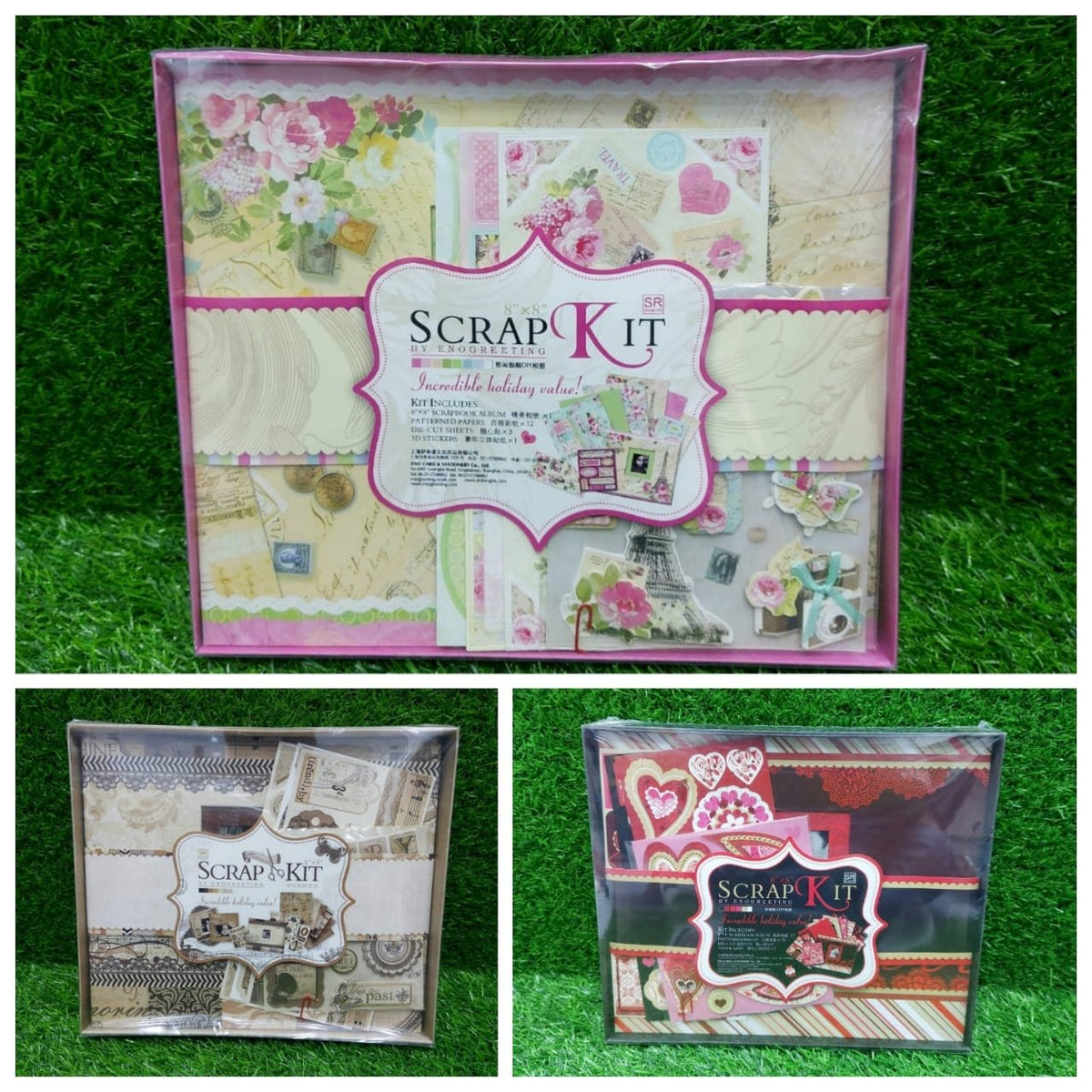 Eno Greeting DIY Book Kit for Scrapbooking - Combo (Free Shipping)