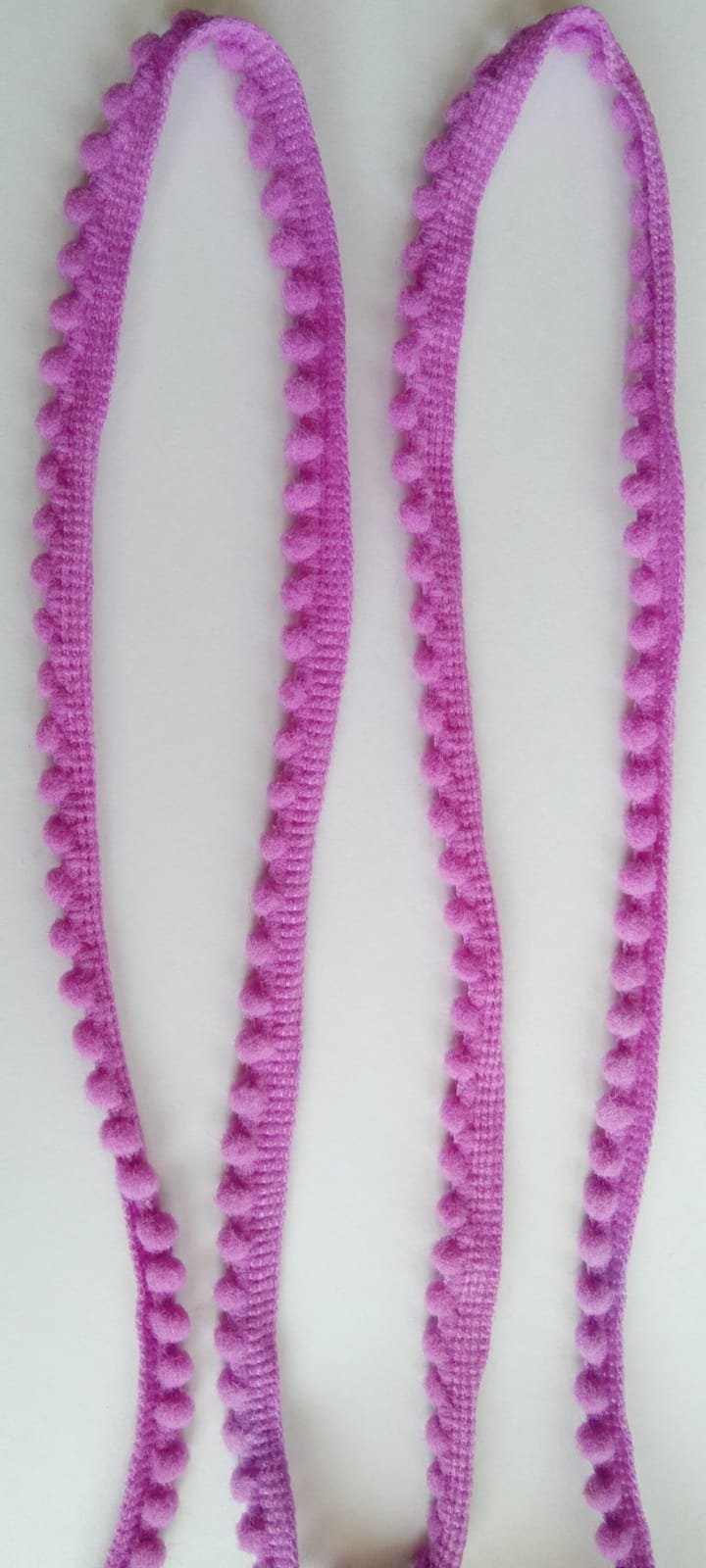 PomPom Lace - 1 mtr - Purple
