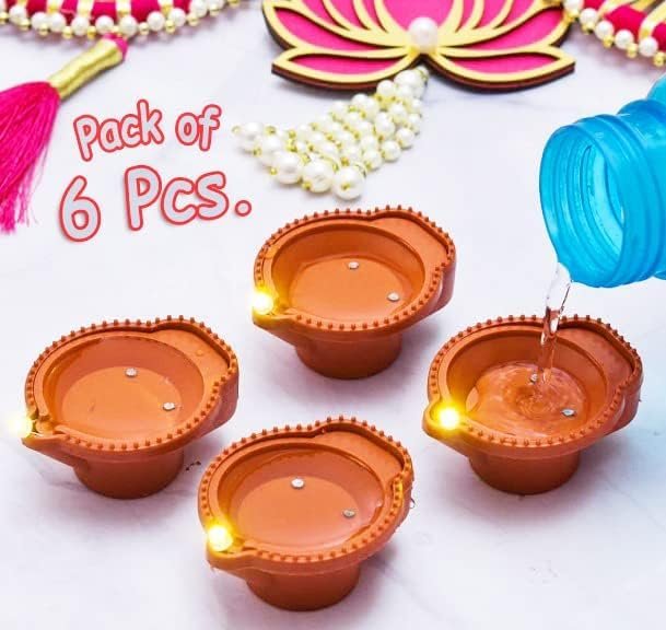 Water Sensor Diya Led Light (6pcs)