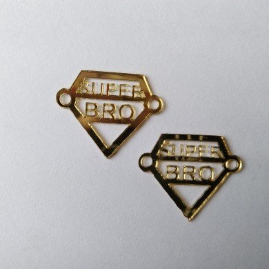 Acrylic Rakhi - Super Bro