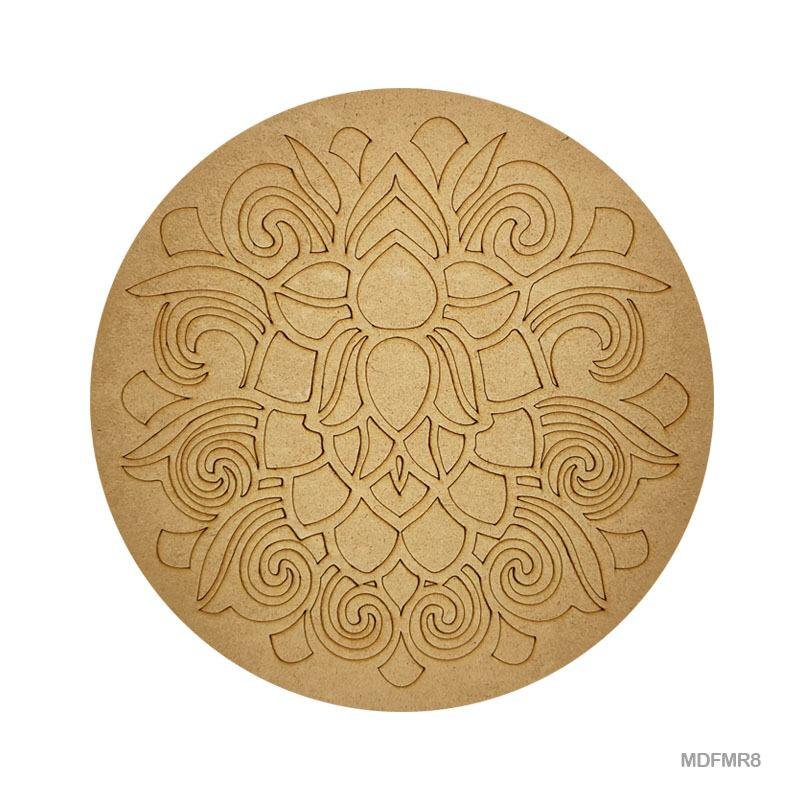 MDF Cutout Mandala Engrave (MDFMR8) – 10inch