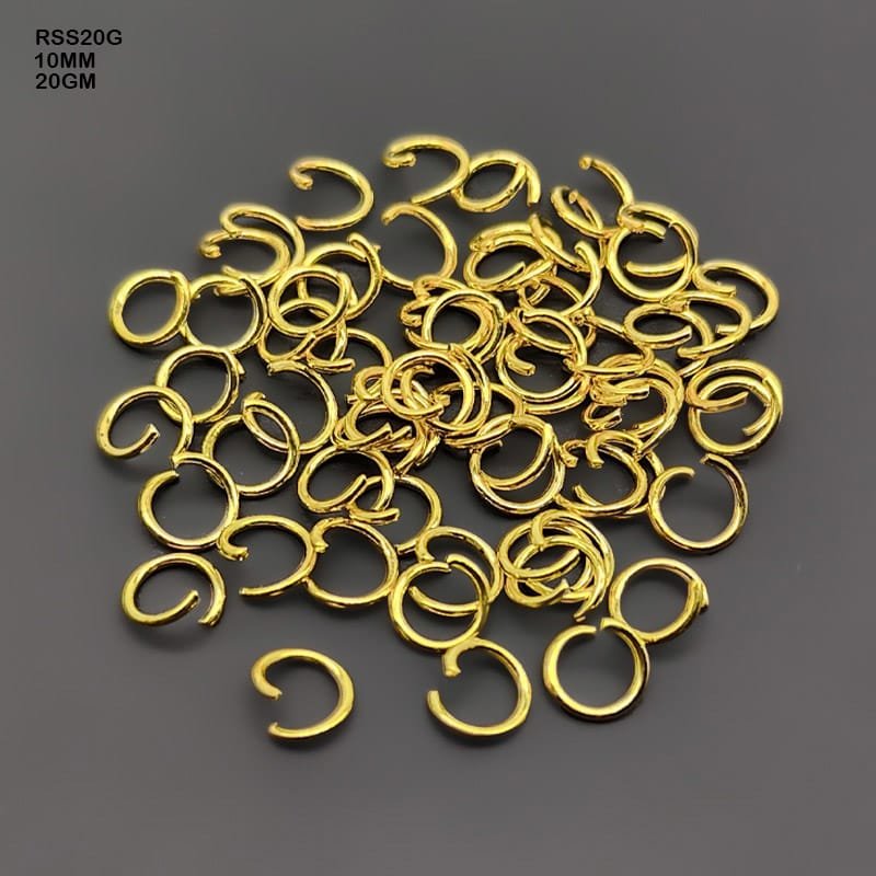 Ring SS Gold (RSS20G) 10MM