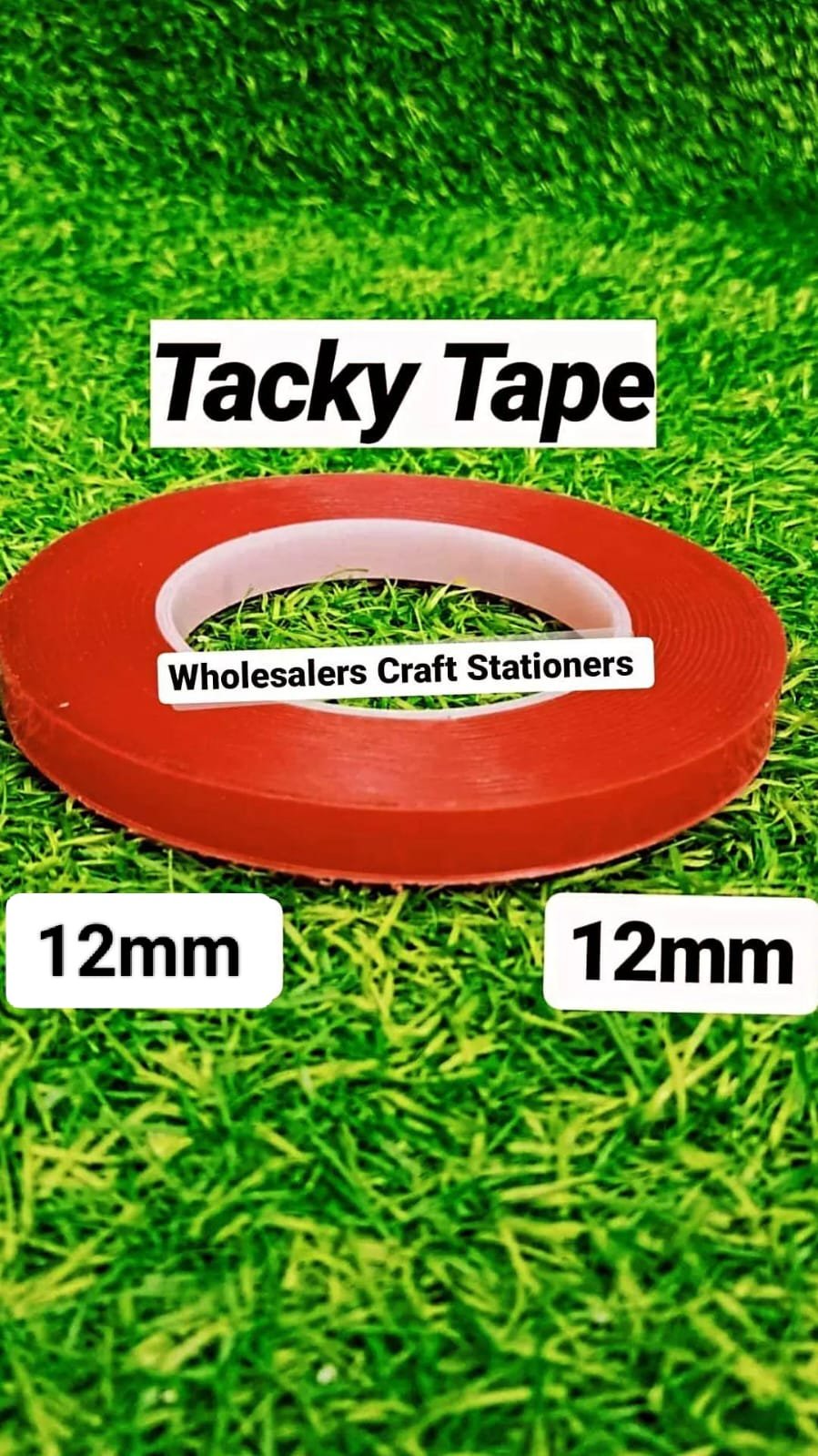 Red tacky tape - 12mm