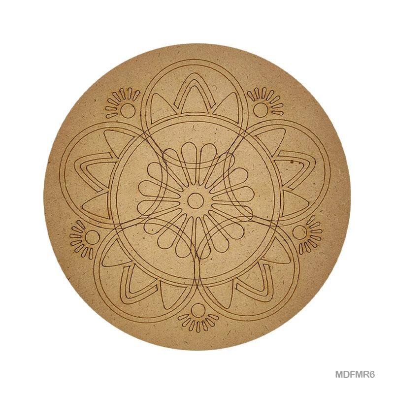 MDF Cutout Mandala Engrave (MDFMR6) – 10inch