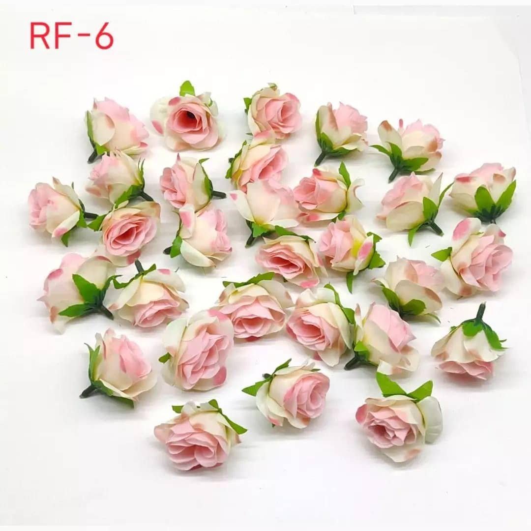 Pink Artificial #3 Flower-10pc/Pack