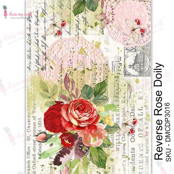 Reverse Rose Doily - Transfer Me (DMCDP3016)