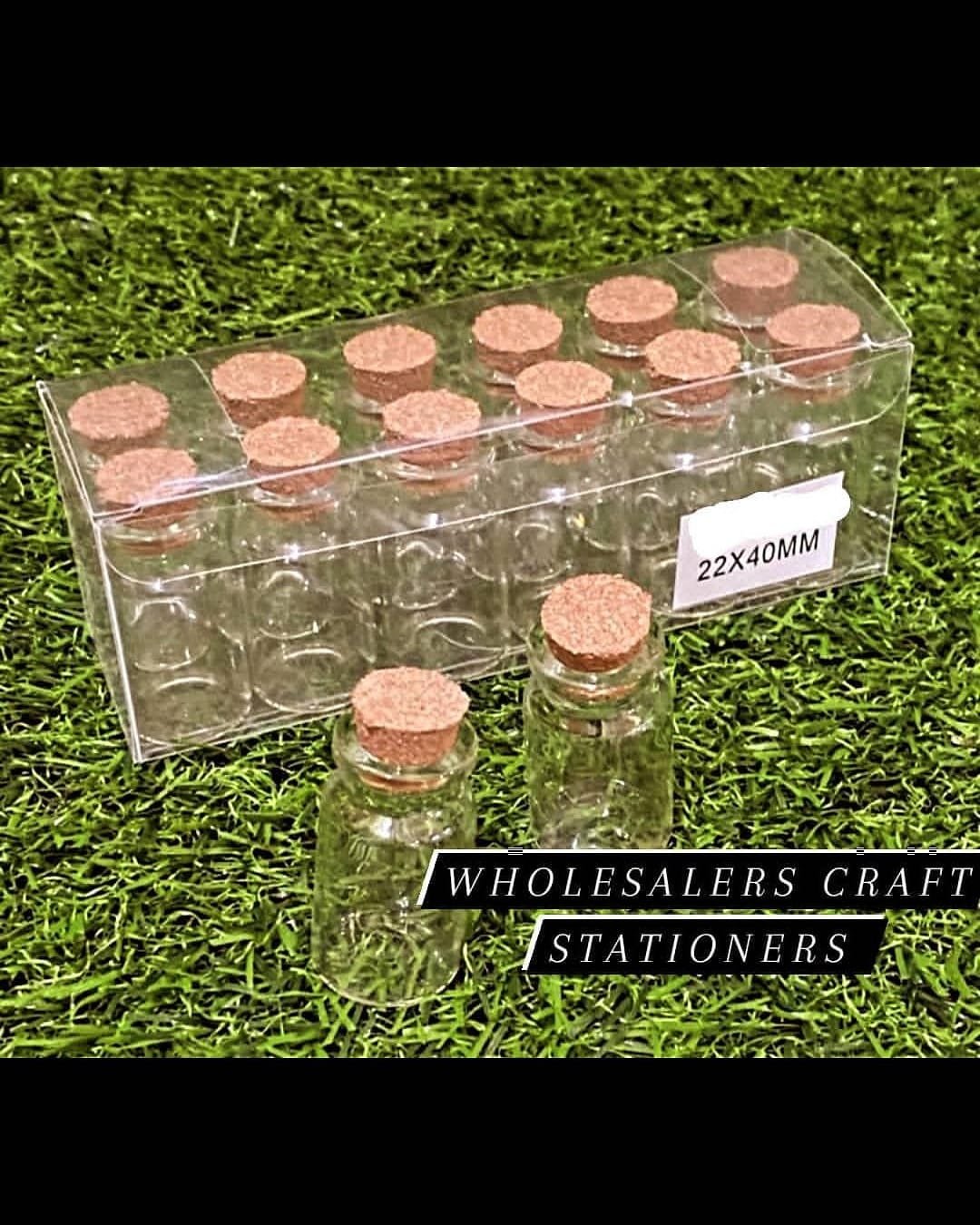 Messges bottle (22*40mm) - 12pc