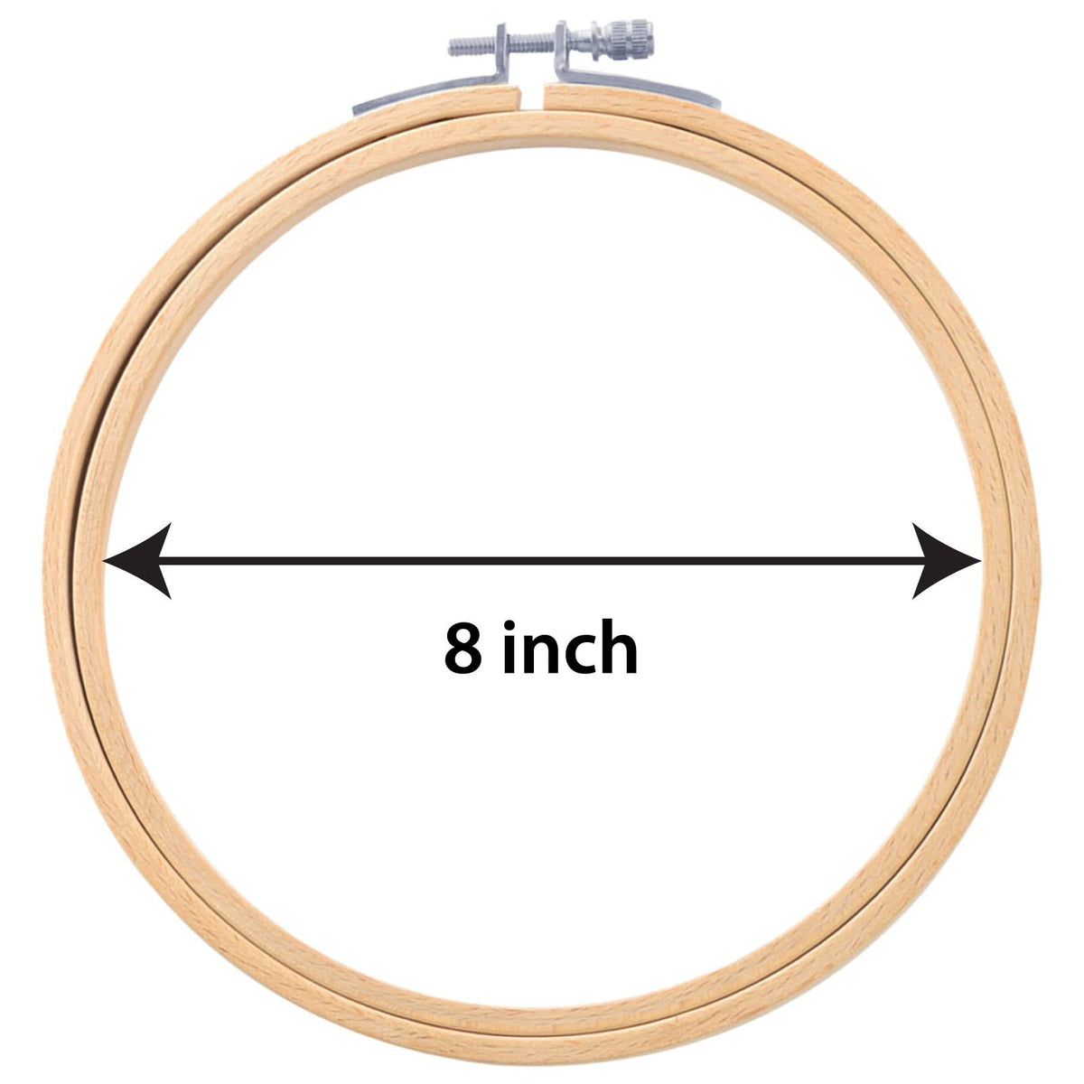 Wooden Embroidery Hoop - 8 inch