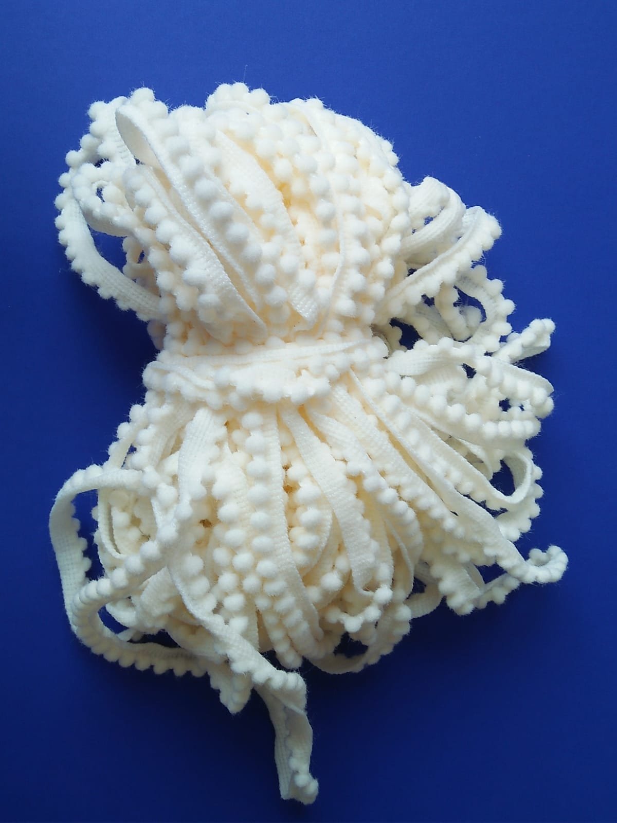PomPom Lace - 1 mtr - Cream