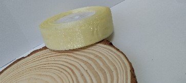 Organza Ribbon 1 inch – Cream
