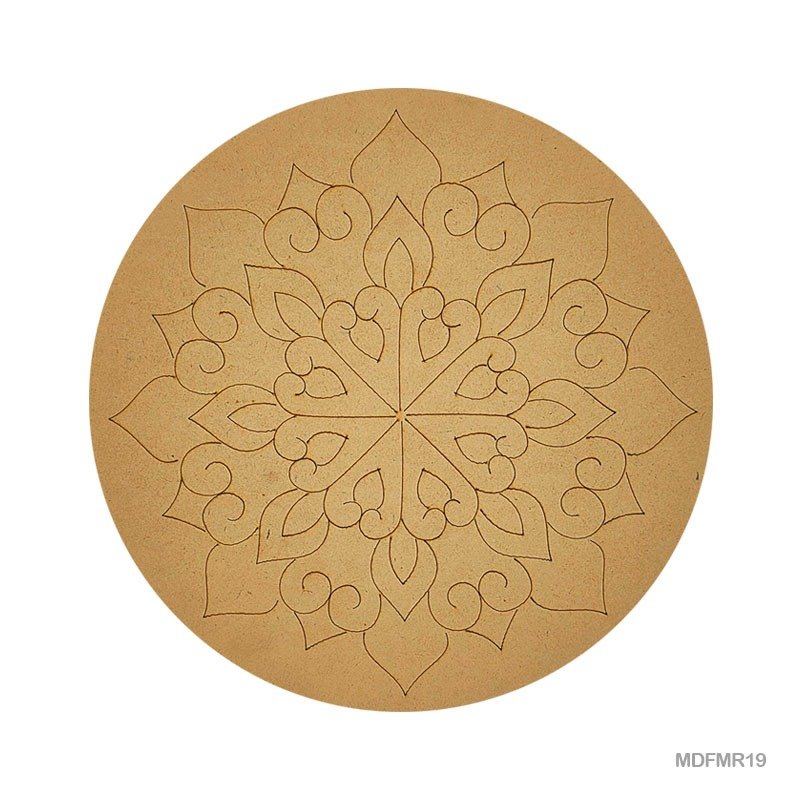 MDF Cutout Mandala Engrave (MDFMR19) - 10inch