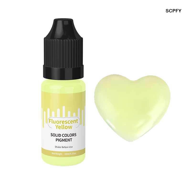 Solid Colors Pigment - Fluorescent Yellow - 10ml (SCP10FY)