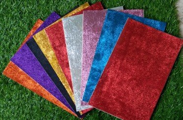 A4 Glitter Foam Sheet - Self Adhesive - Multi