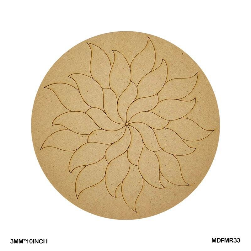 MDF Cutout Mandala Engrave (MDFMR33) – 10inch