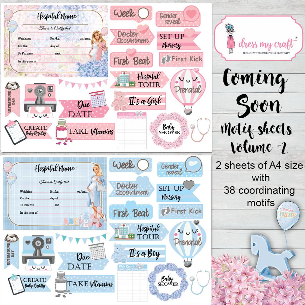 Coming Soon Motif Sheets Vol-2