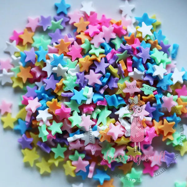 Multicoloured Stars Shaker Slices (DMC)