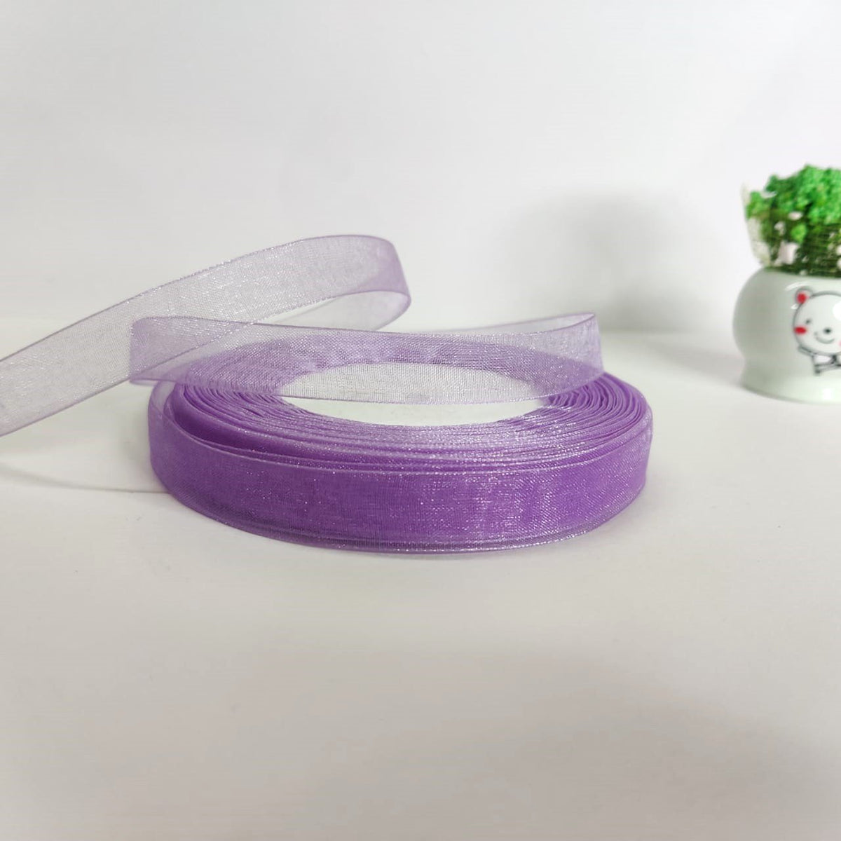 Dark Purple Organza Ribbon – 1/2inch