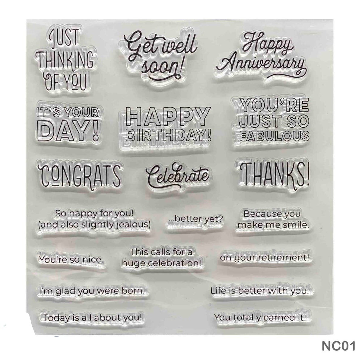Clear Stamps NC01