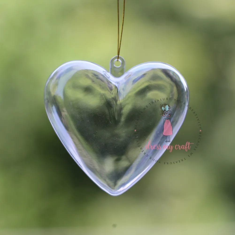 Heart Plastic Ball (DMCFA4496) - 6.5cm