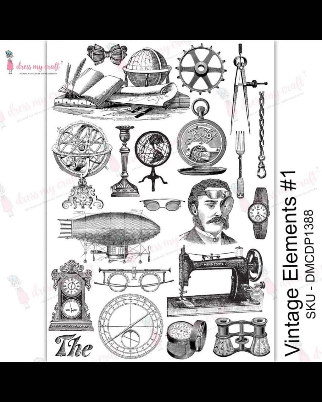 Vintage Elements #1 - Transfer Me (DMCDP1388)