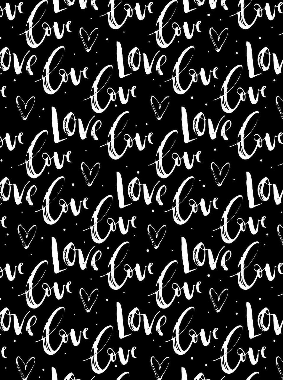 Black Love -A4 Designer Sheet