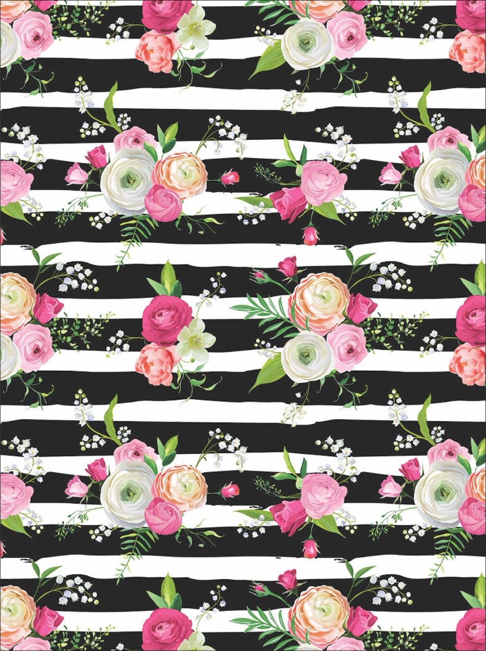 White Flower - A4 Designer Sheet
