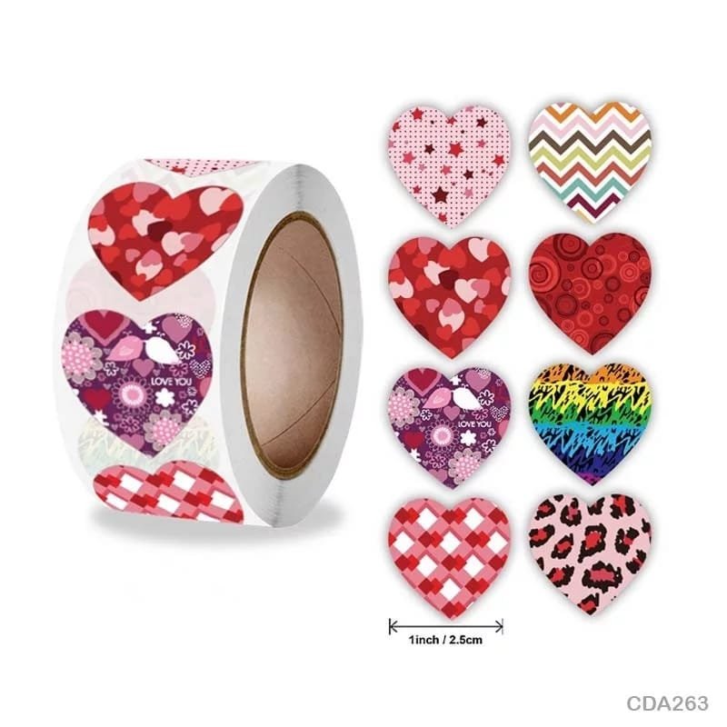 Love Sticker - 500 Pieces each roll - CDA263