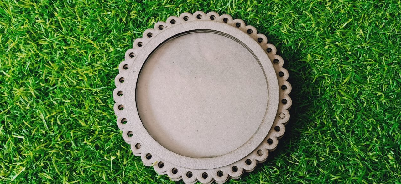 Circle Frame – Papericious- Ready To Use-3D Shaker Chippis