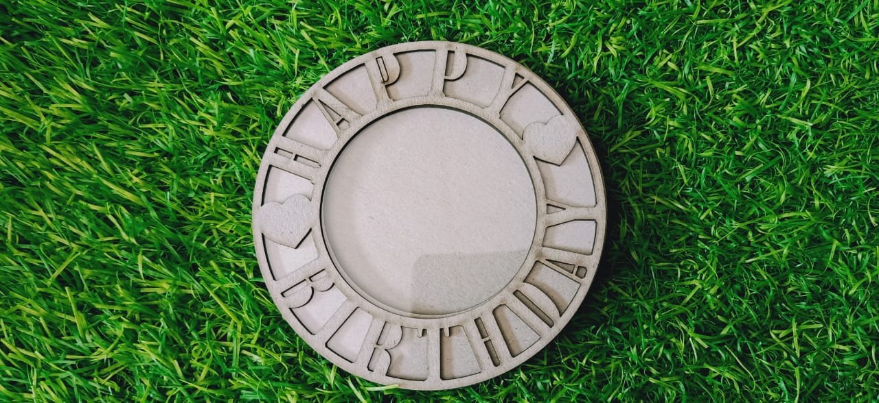 3D Shaker Chipboards- Birthday