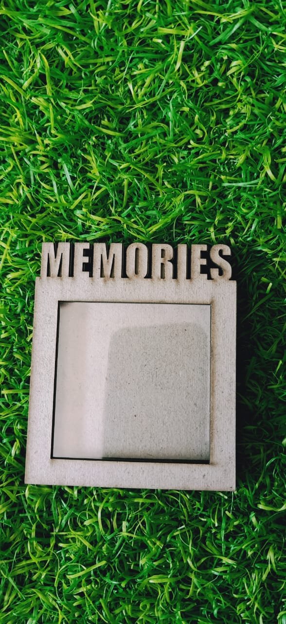 3D Shaker Chipboards- Memories Frame