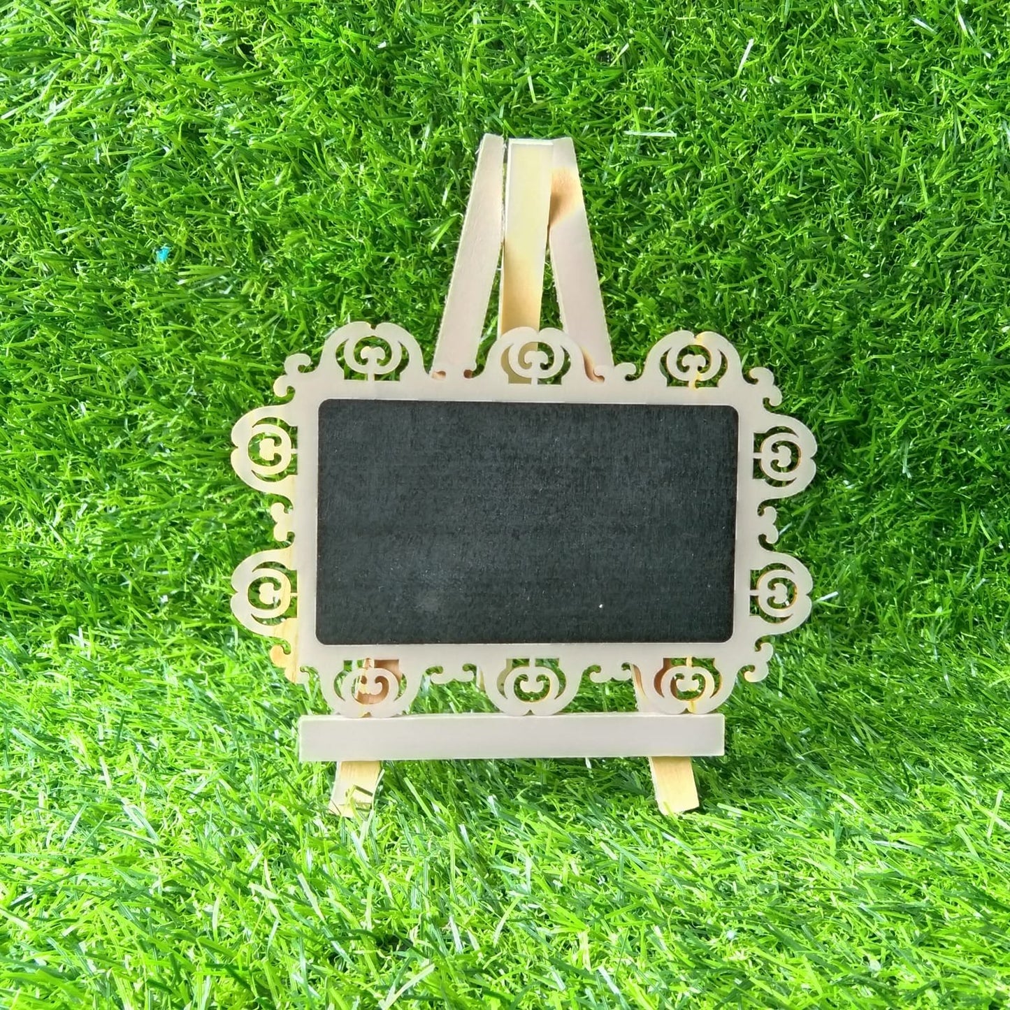 Designer Rectangular Chalk Board With Easel