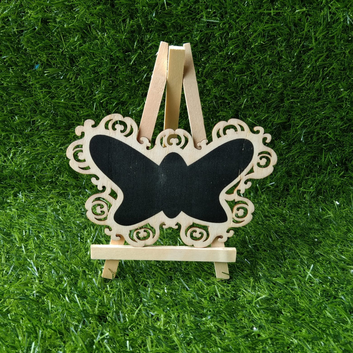 Designer Butterfly Chalk Board With Easel