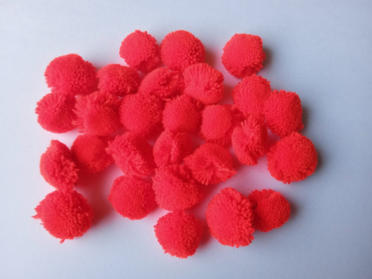 Pom Pom (Red) -50pcs
