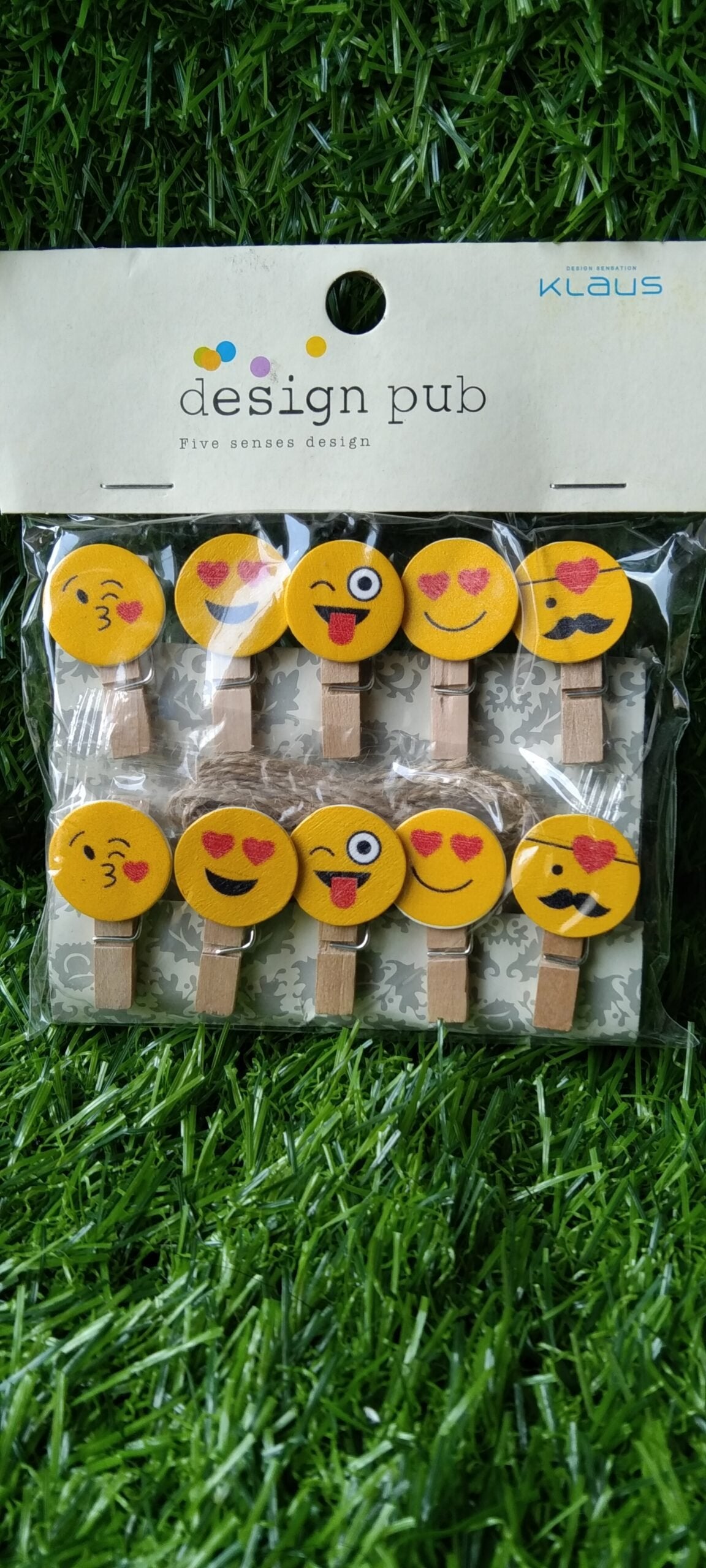 Smile Wooden Clip