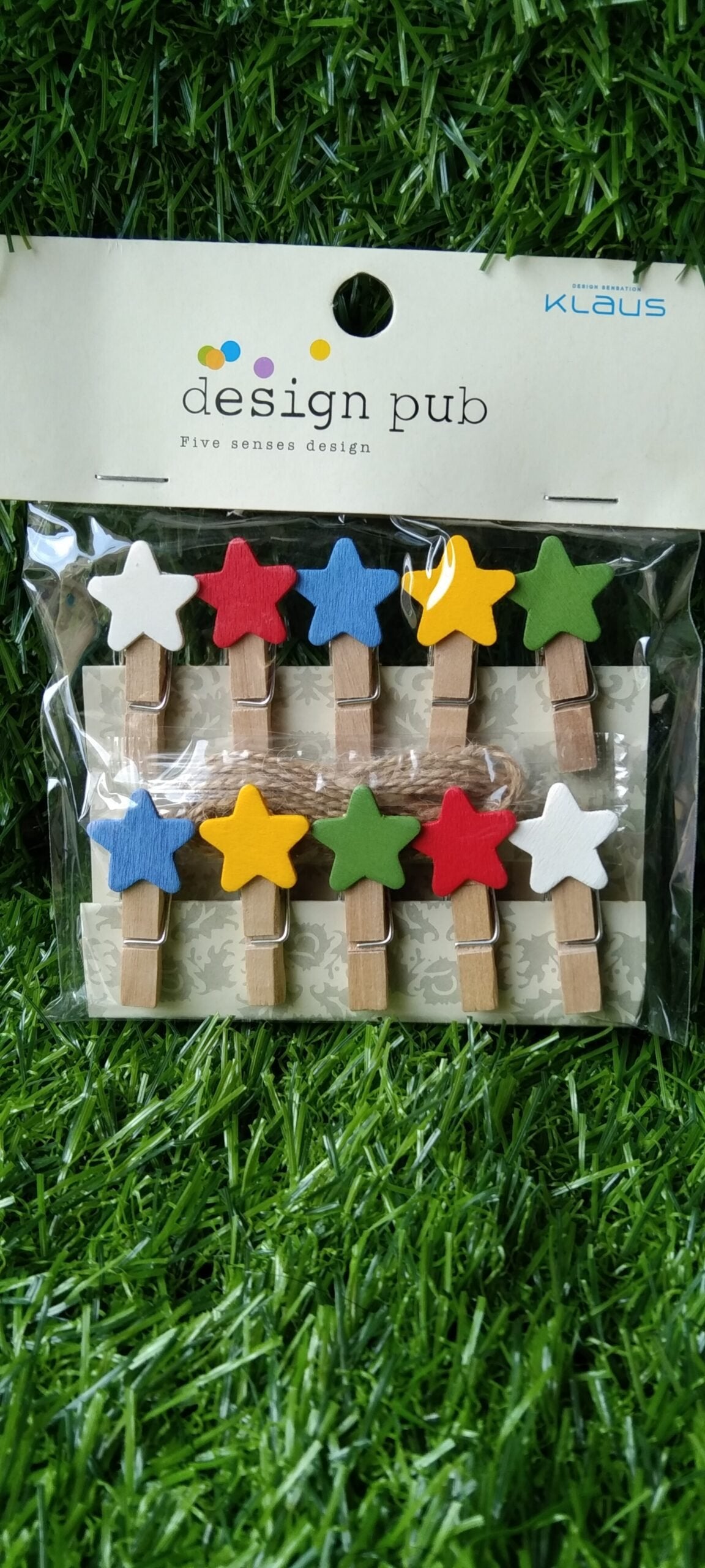Star Wooden Clips