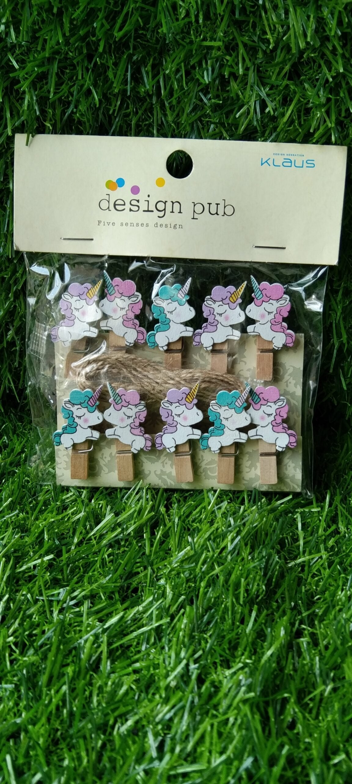 Unicorn Wooden Clip