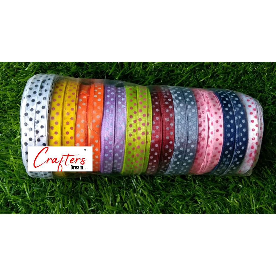 Satin Polka Dot Ribbon