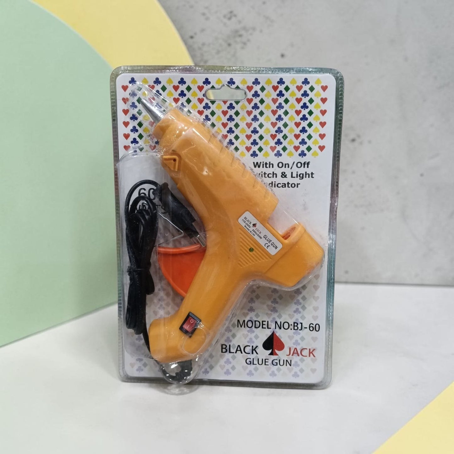Black Jack Glue Gun with Switch (BJ60) - 1pc