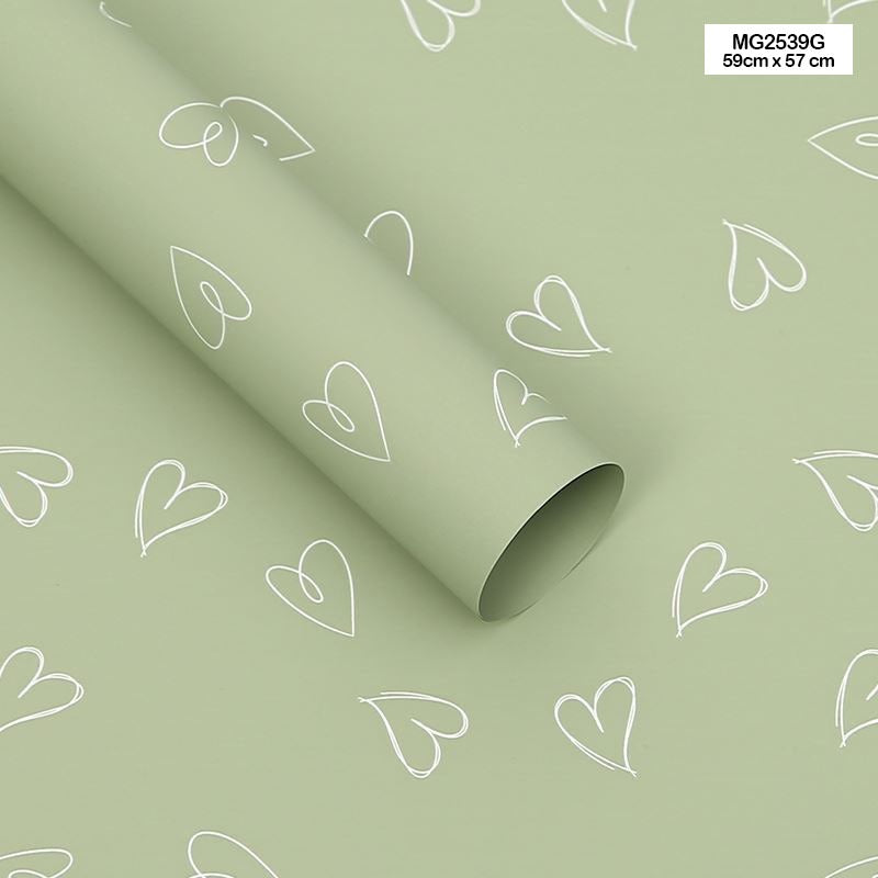 Wrapping Paper Plastic Sheet (MG2539G) – 20Sheets