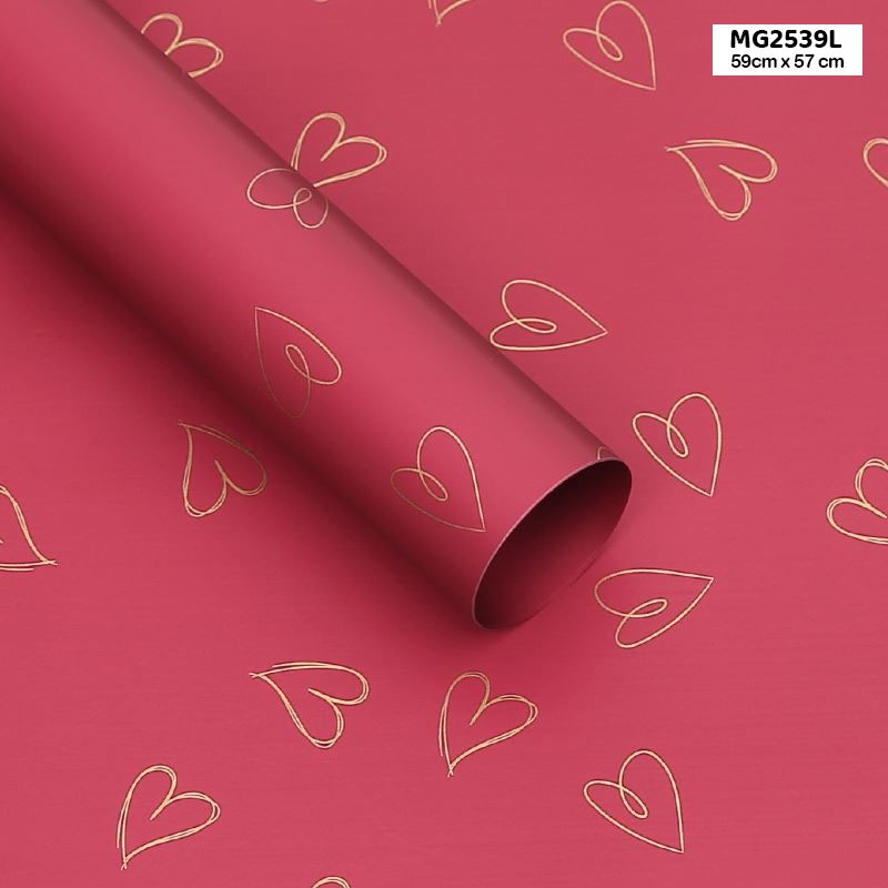 Wrapping Paper Plastic Sheet (MG2539L) – 20Sheets