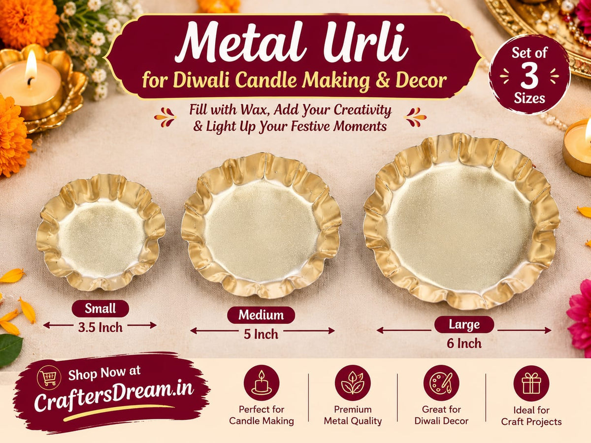Candle Urli Set of 3pcs