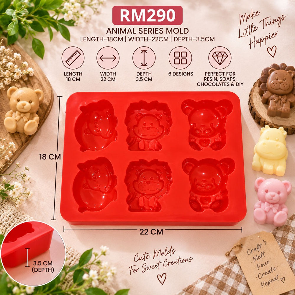 Baby Animal Silicon Mould (RM290) - 1pc