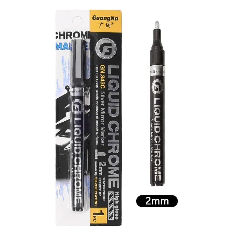 Liquid Chrome Mirror Marker Silver (GN843S)