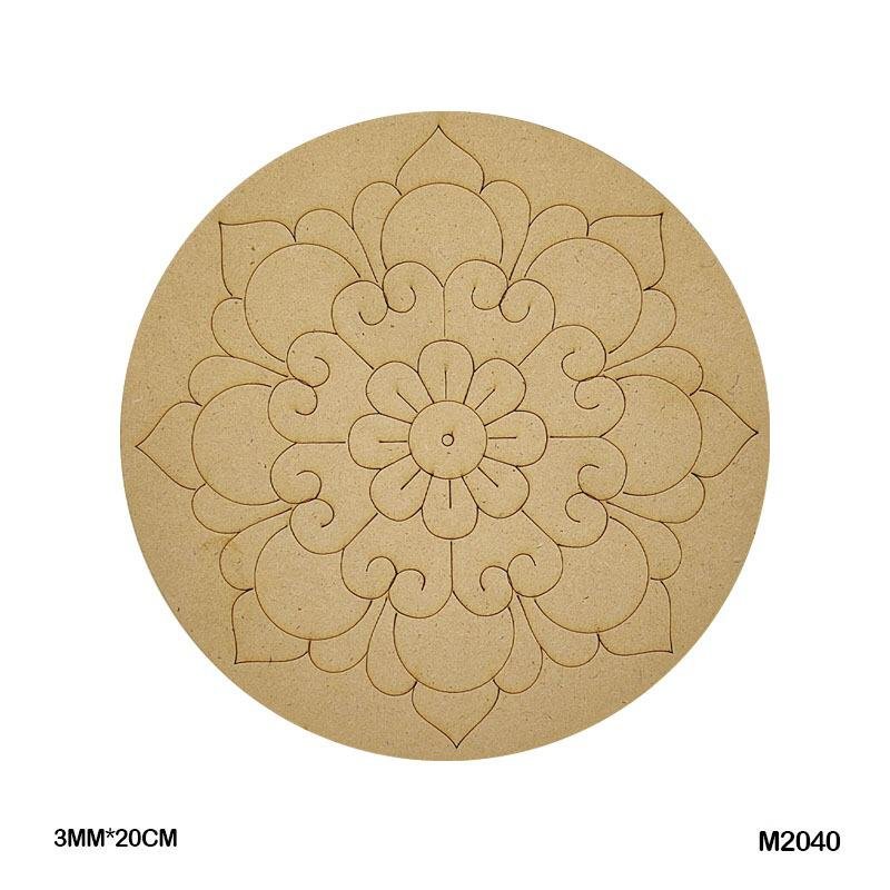 MDF Cutout Mandala Engrave (M2040) – 20CM