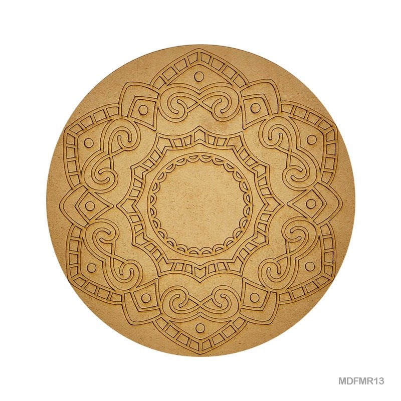 MDF Cutout Mandala Engrave (MDFMR13) - 10inch