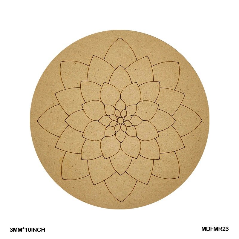 MDF Cutout Mandala Engrave (MDFMR23) – 10inch
