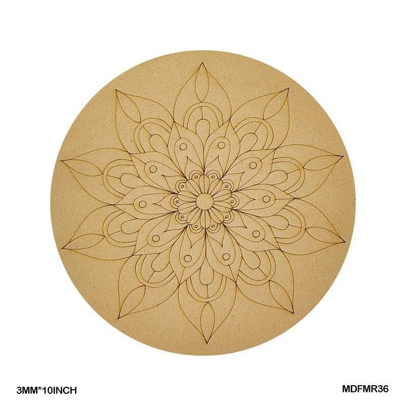 MDF Cutout Mandala Engrave (MDFMR36) – 10inch