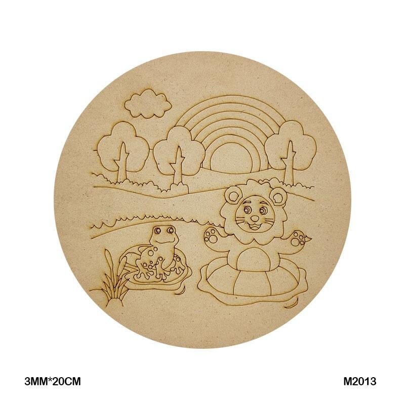 MDF Cutout Mandala Engrave (M2013) – 20CM