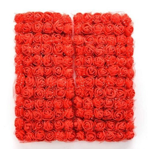 Red Foam Flower - 144pcs